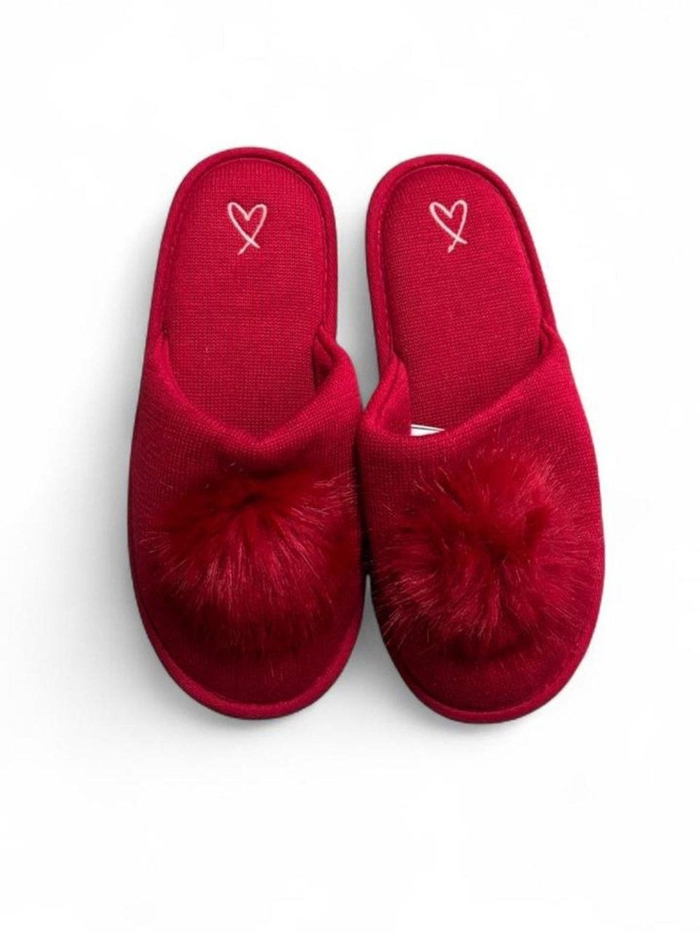 Victoria’s Secret | Vibrant Red Knit Slippers | Size Medium